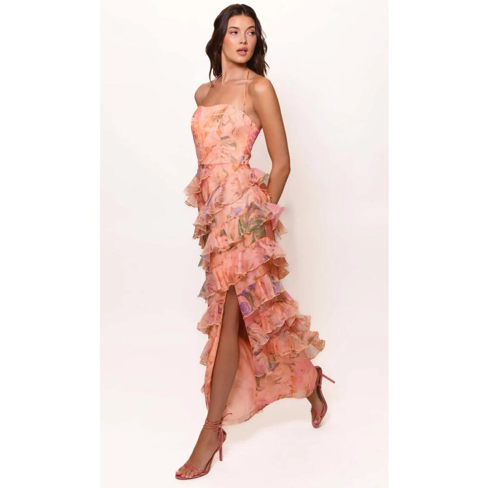 Hutch Lou Floral Maxi Dress Size 10 - Picture 2 of 10